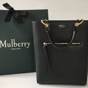 Mulberry Small Maple Tote Bag black